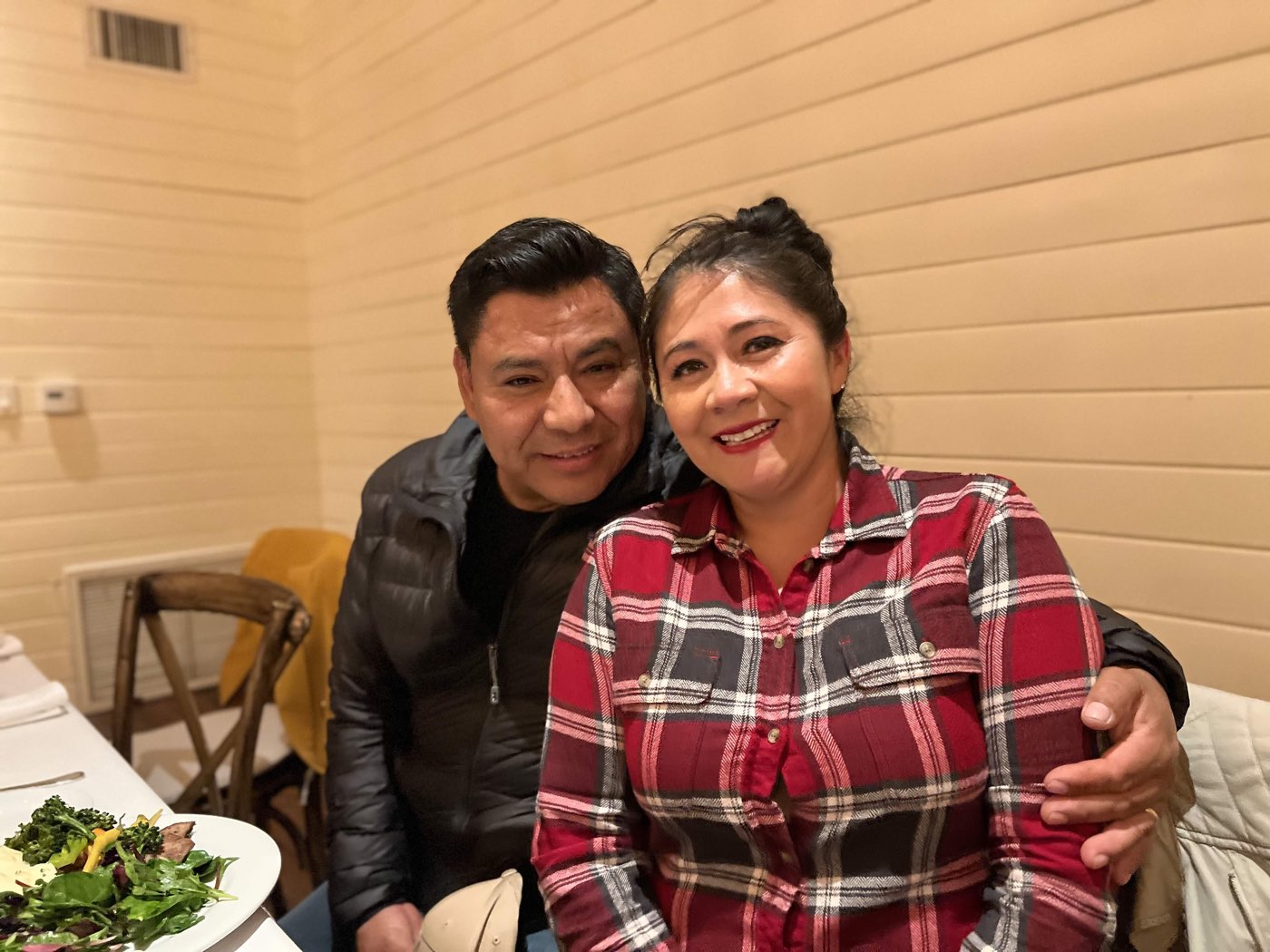 Karime and her husband Eduardo